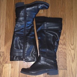 Tall Fashion Boots- Dark Brown